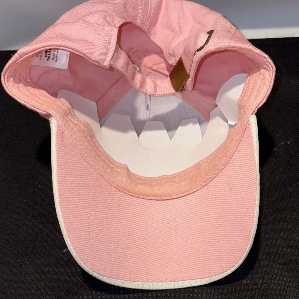 No Boundaries Pink Cat and Flowers Hat
